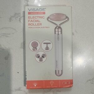 Sage Electric Facial Roller - Pink and Silver